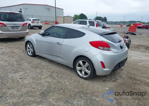 2012 Hyundai Veloster Base W/Black из США, поврежденный, VIN KMHTC6AD5CU036042